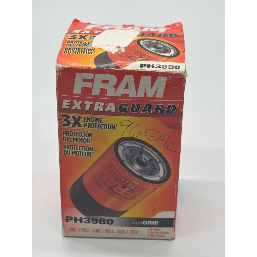 FRAM Extra Guard PH3980 Oil Filter SureGrip‎ Engine Protection Made in USA